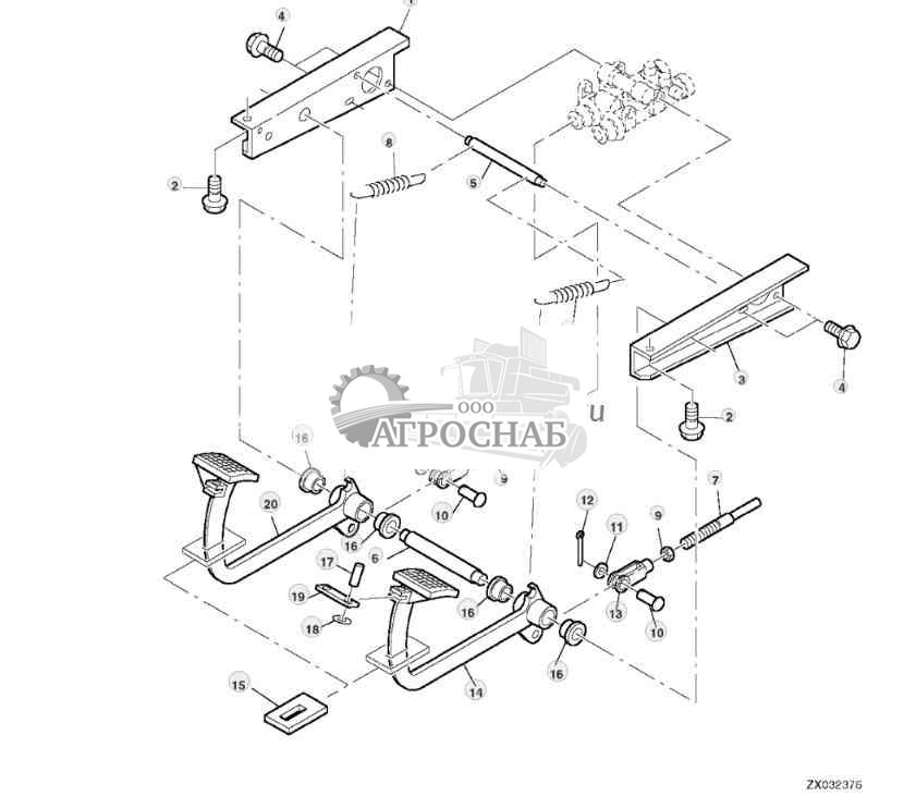 Педали тормоза 